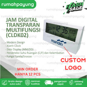 Jam Digital Transparan Multifungsi