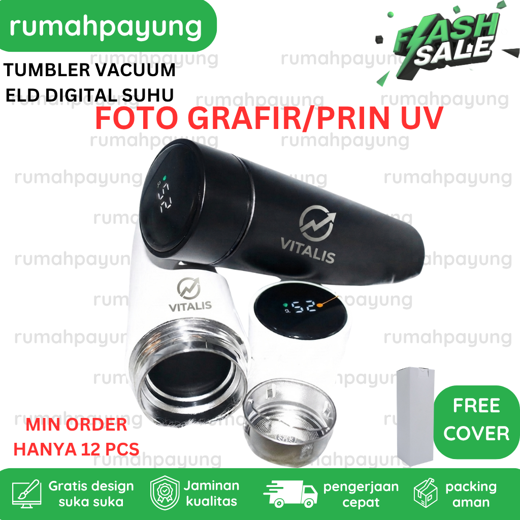 tumbler vacuum eld digital suhu