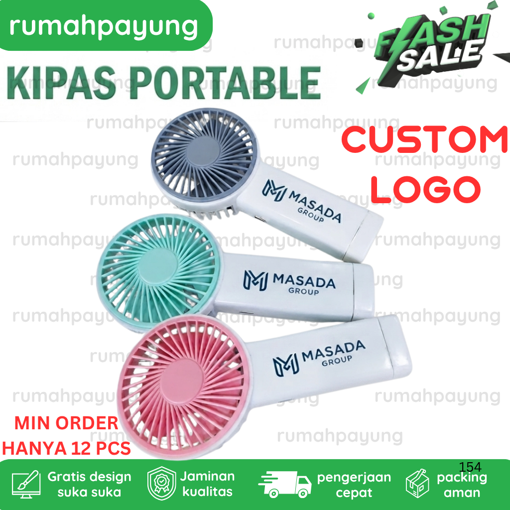 Kipas Mini Portable Custom Logo
