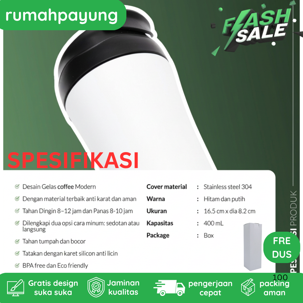 Vacuum Tumbler BARISTA